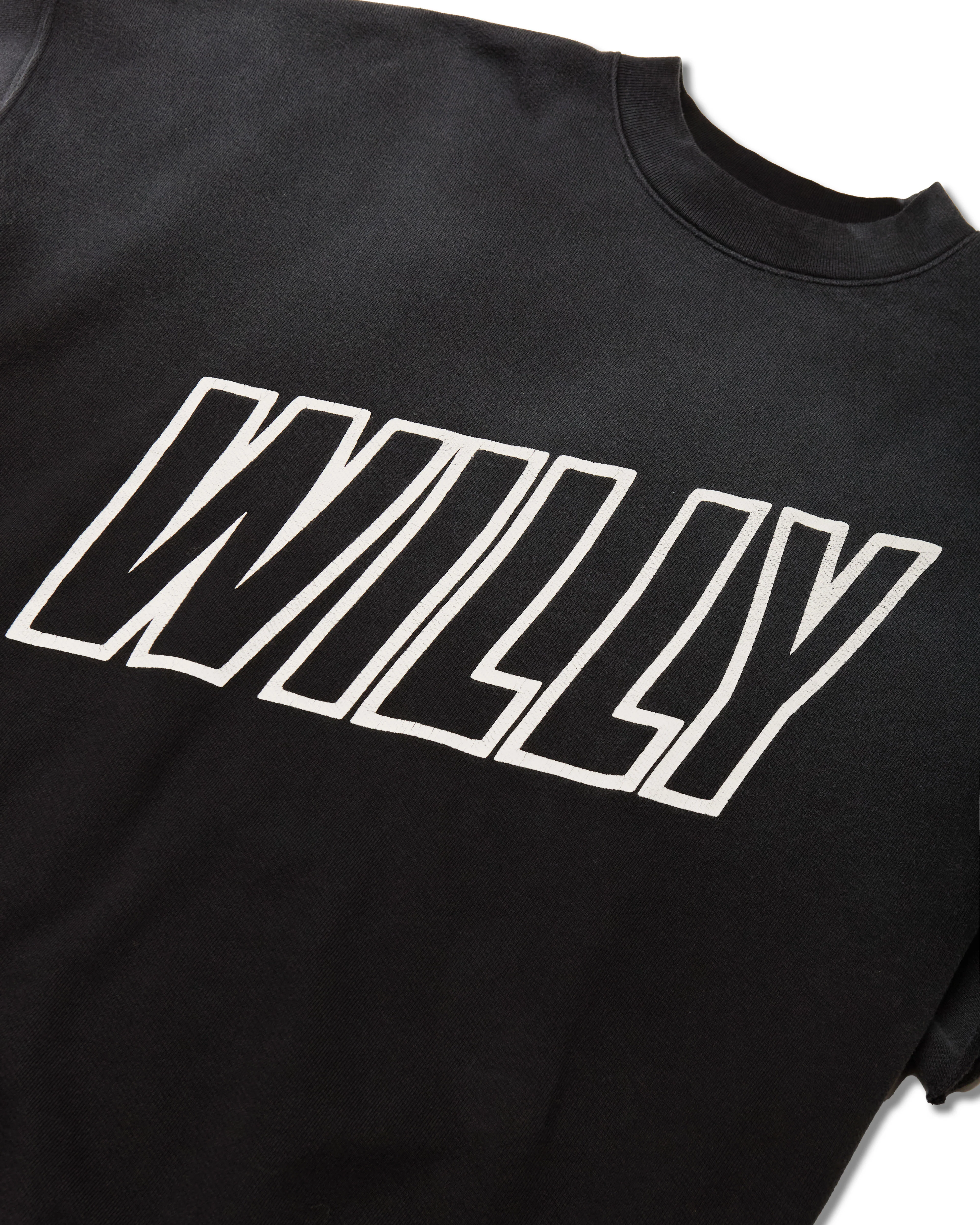 WILLY INSIDE OUT MUSCLE TEE - BLACK - Image 4