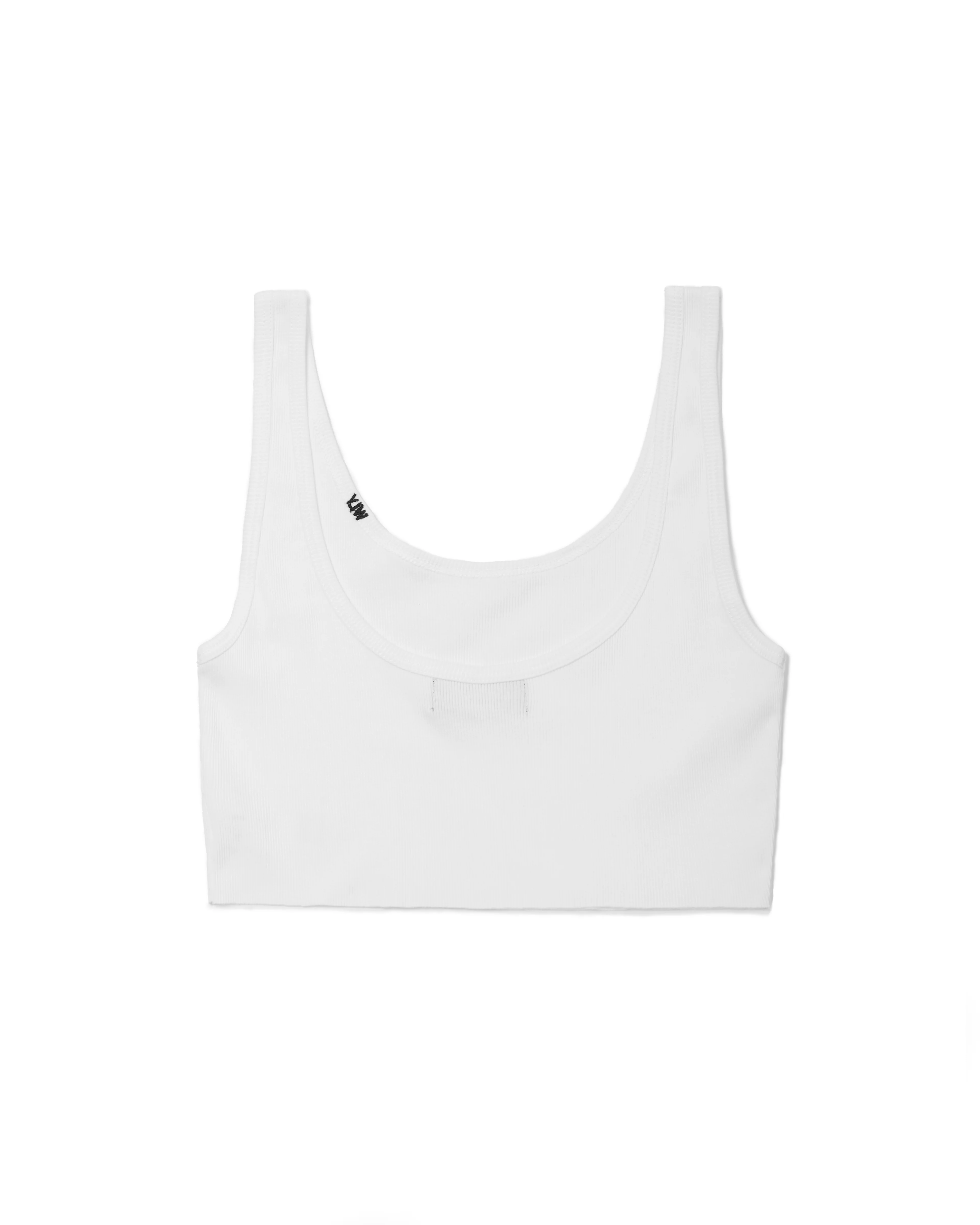 WOMEN'S BRALETTE TANK - WHITE - Image 4